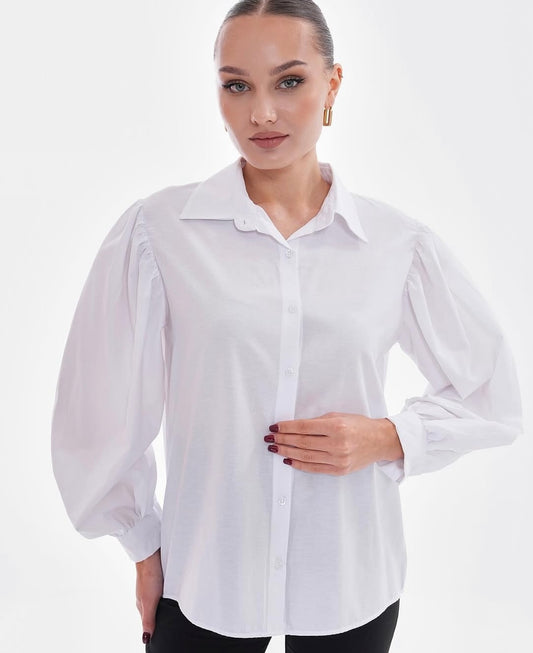 Serene Balloon shirt - White