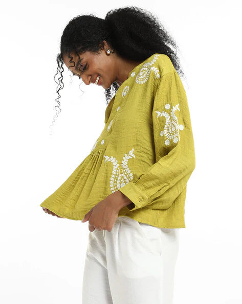 Perla Shirt - Mustard