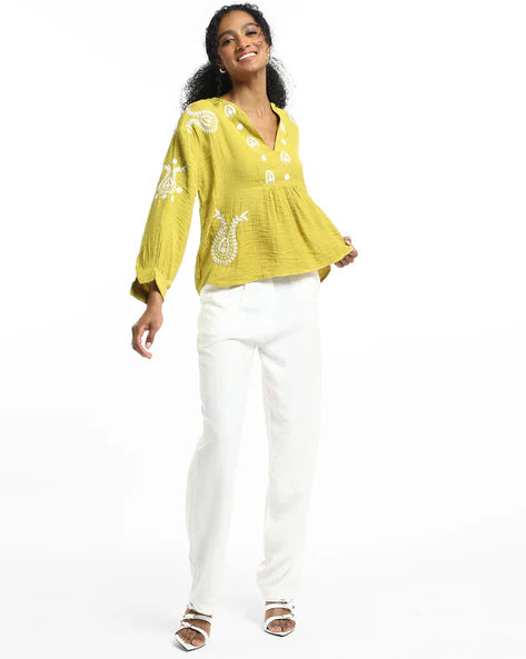 Perla Shirt - Mustard